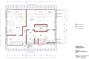 Entwurf für den Ausbau eines Dachgeschosses.