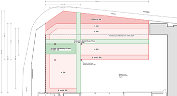 Grundriss-Schema - Erschließung