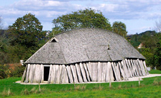 Rekonstruiertes Wikinger Langhaus